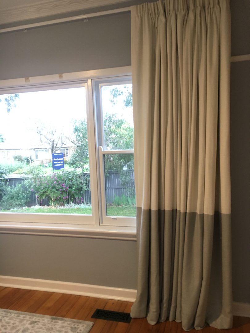 Pencil Pleat Curtains with Band